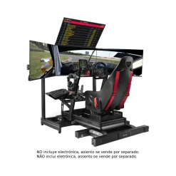 Next Level Racing Cockpit Aluminium Simulator para sillón Gaming Wheel Plate Edition