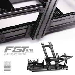 Next Level Racing Cockpit Aluminium Simulator para sillón Gaming Wheel Plate Edition
