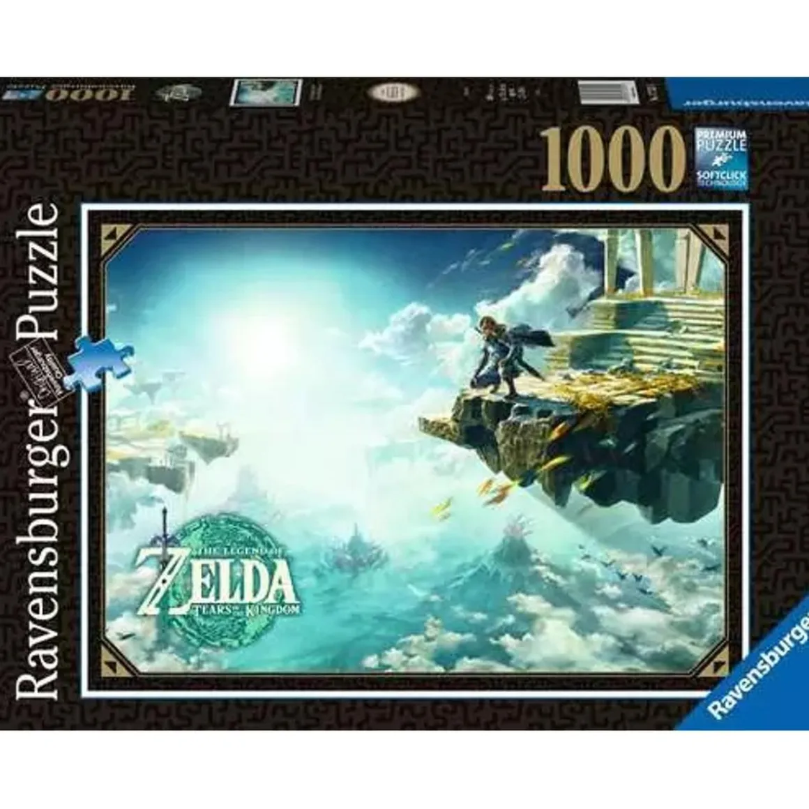 Nintendo - Puzzle de videojuego The Legend of Zelda, 1000 piezas ㅤ