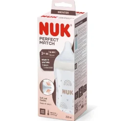Nuk - Biberón Perfect Match 260 ml Arcoíris
