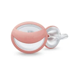 Nuk - Pack 2 chupetes Mommy Feel Silicona 0-9 meses Rosa/Beige