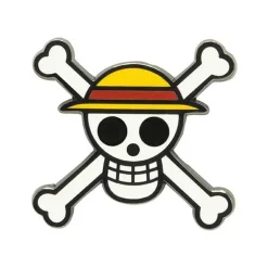 One Piece: caja de regalo XXL con cuaderno, cristal y pines Skull ㅤ