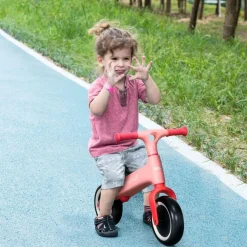 Outsunny - Bicicleta equilibrio Naranja con manillar giratorio