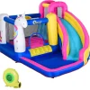 Outsunny - Castillo hinchable infantil 5 en 1