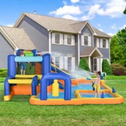 Outsunny - Castillo hinchable 7 en 1