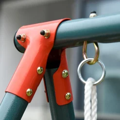 Outsunny - Columpio metálico doble