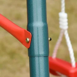 Outsunny - Columpio metálico doble