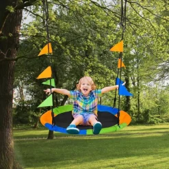 Outsunny - Columpio Nido de Tela Oxford