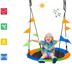 Outsunny - Columpio Nido de Tela Oxford