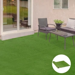 Outsunny - Césped artificial 3x1m altura de hierba 25mm