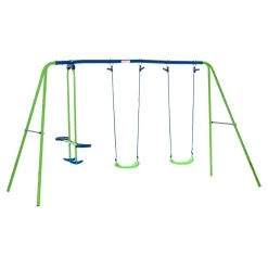 Outsunny - Juego de columpios de jardín