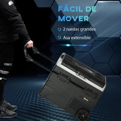 Outsunny - Nevera congelador portatil 60L Negro