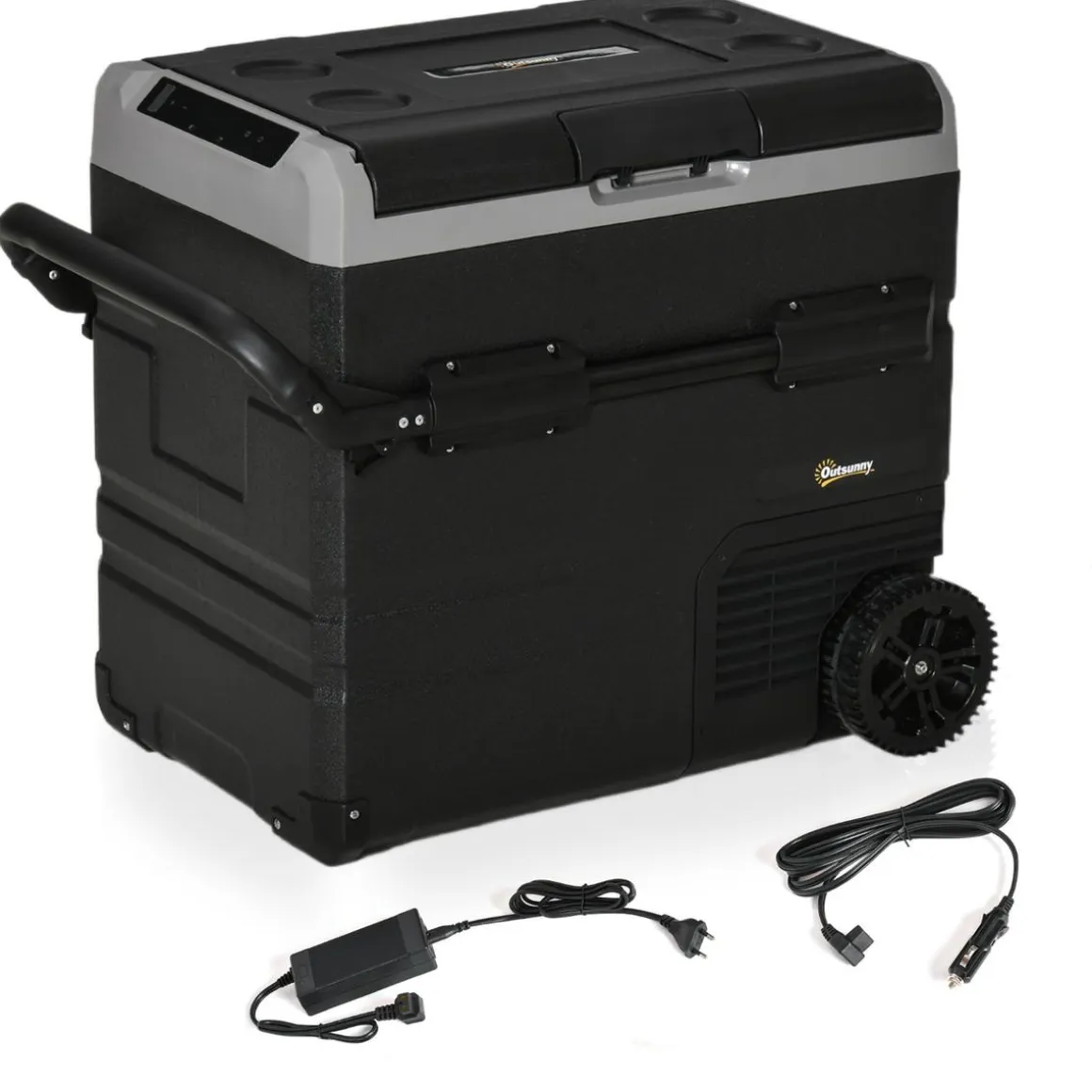 Outsunny - Nevera congelador portatil 45L Negro