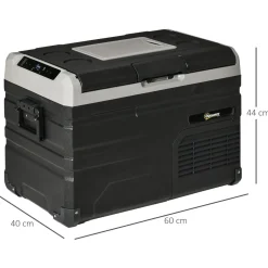 Outsunny - Nevera congelador portatil 35L Negro