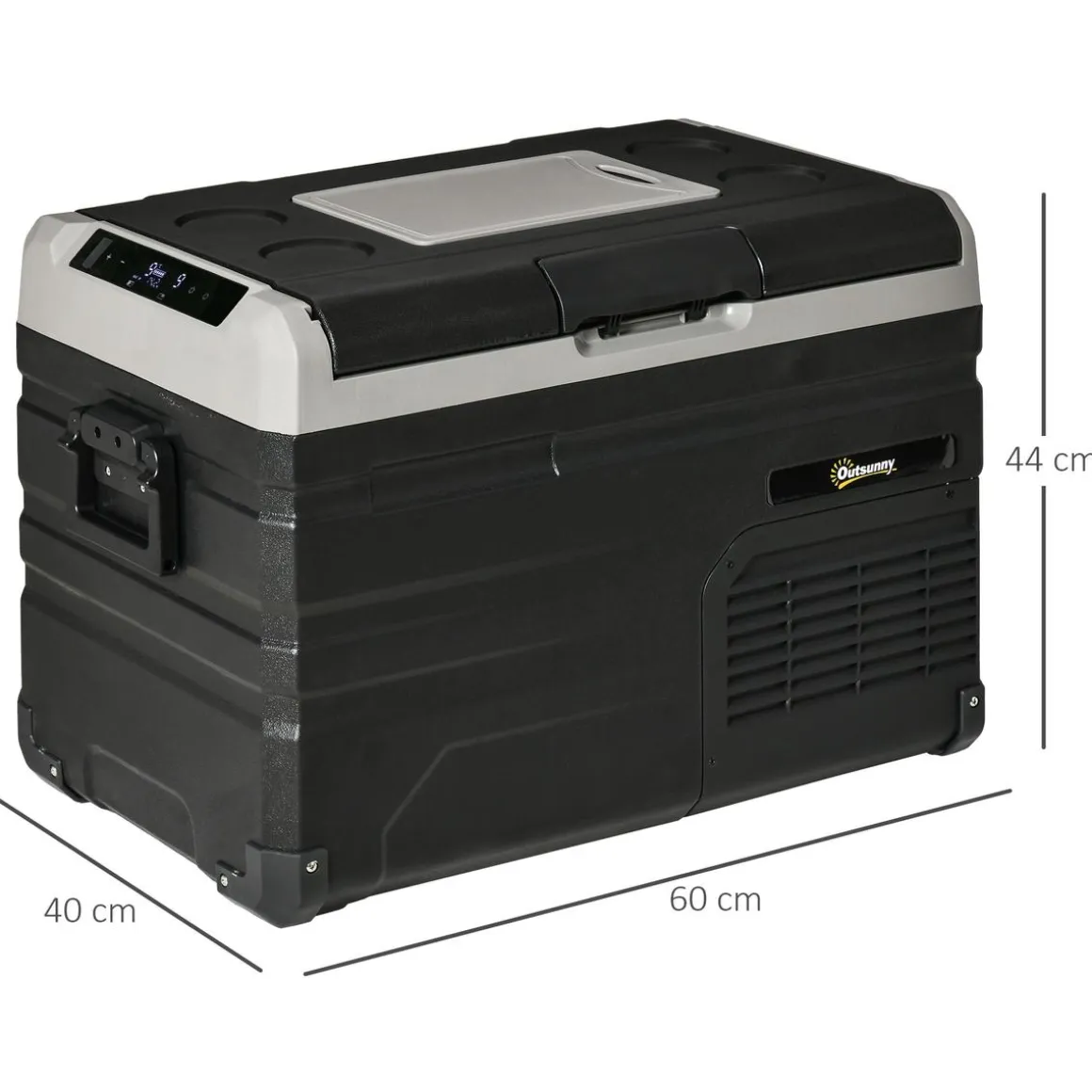 Outsunny - Nevera congelador portatil 35L Negro