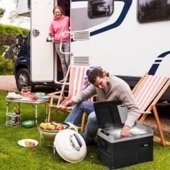 Outsunny - Nevera congelador portatil 35L Negro