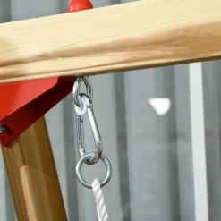 Outsunny - Parque de juego con tobogán y columpio