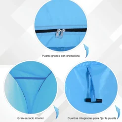 Outsunny - Tienda camping Pop Up Azul