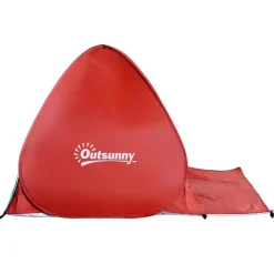 Outsunny - Tienda Pop Up playa Rojo