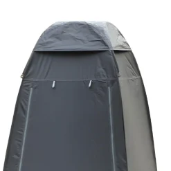 Outsunny - Tienda vestidor plegable 120x120x190 cm Negro