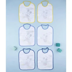 Pack 6 baberos bebé Disney Mickey