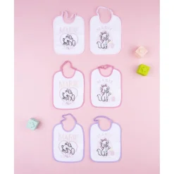 Pack 6 baberos Disney Los Aristogatos (tamaño pequeño)