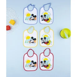 Pack 6 baberos grandes Disney Mickey
