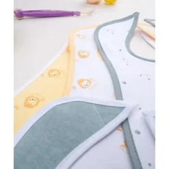 Pack 5 Baberos Impermeables Multicolor Animales