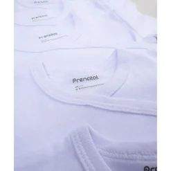 Pack 5 bodies blancos con apertura lateral