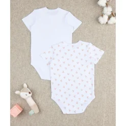 Pack 2 bodies niña Minnie de manga corta
