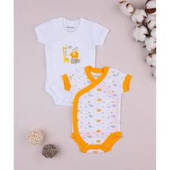 Pack 2 body recién nacido animalitos