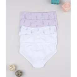 Pack 5 braguitas niña Minnie