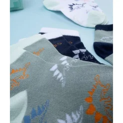Pack 5 Calcetines Bebé Niño Dinosaurios Coloridos