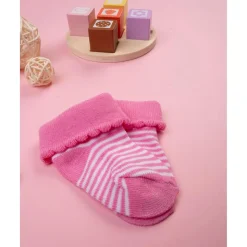 Pack 2 calcetines cortos algodón recién nacida