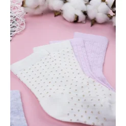 Pack 4 calcetines hasta la pantorrilla niña