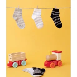 Pack 3 calcetines niño a rayas
