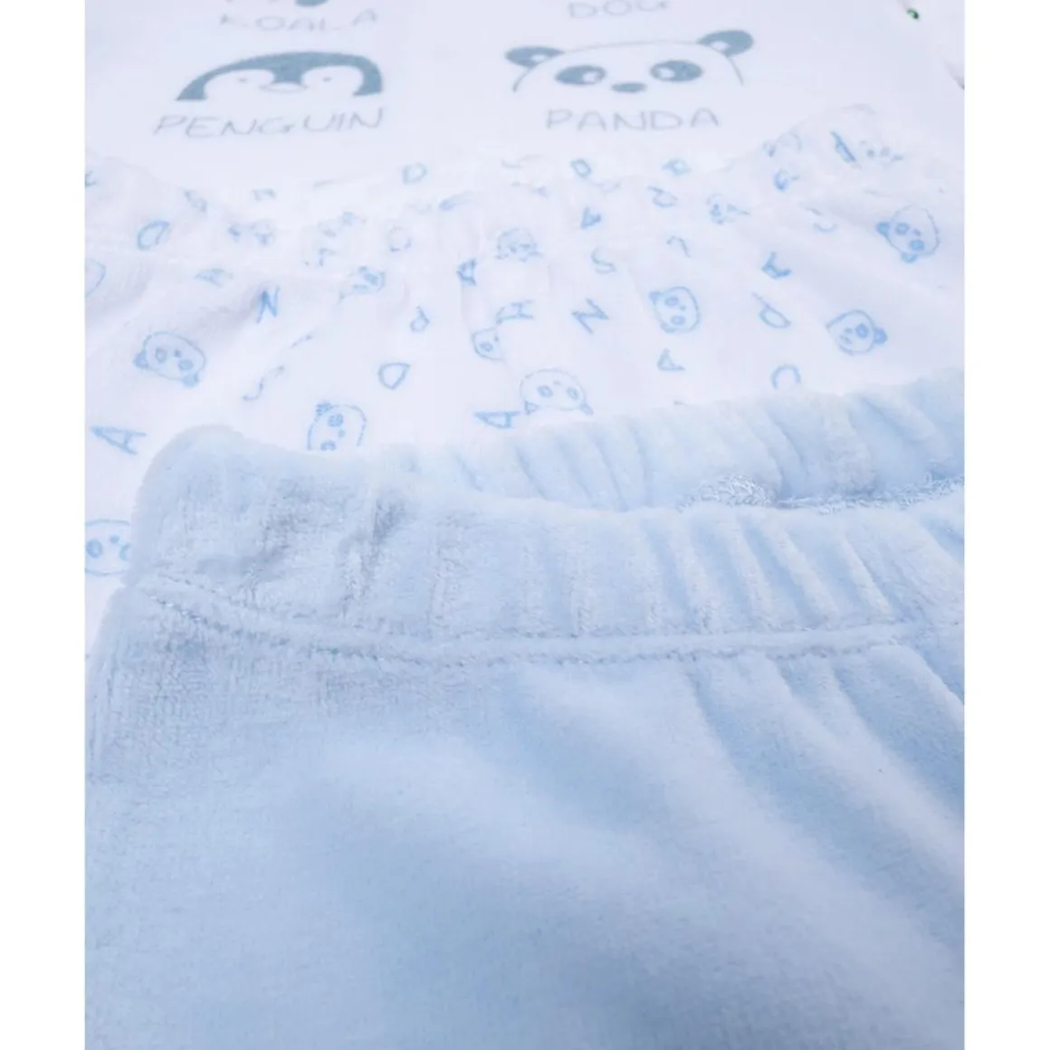 Pack 2 conjuntos de camiseta y polainas en felpa