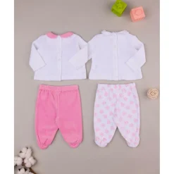 Pack 2 conjuntos en felpa camiseta y polainas