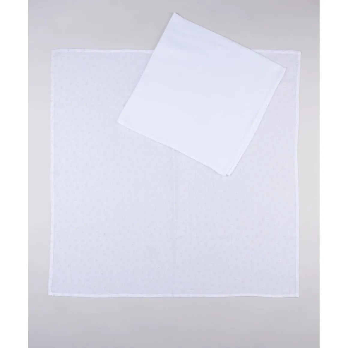 Pack 2 gasas de muselina para niña en tonos beige