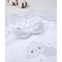 Pack 3 peleles unisex 'gris'