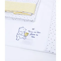 Pack 3 piezas cuna/capazo – Winnie the Pooh con topos
