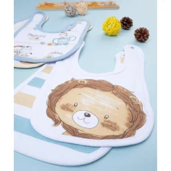 Pack de 5 baberos con estampado