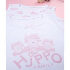 Pack de 2 Bodies de Canalé para Niña 