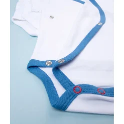 Pack de 5 bodies de manga corta con cierre cruzado