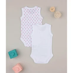 Pack de 2 Bodies sin Mangas para Niña