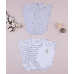Pack de 5 bodies sin mangas