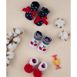 Pack de 3 Calcetines Niña "Lunares"