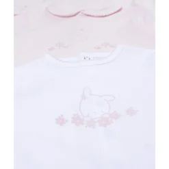 Pack de 3 peleles interlock para niña