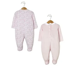 Pack de 2 pijamas con estampado de lazos
