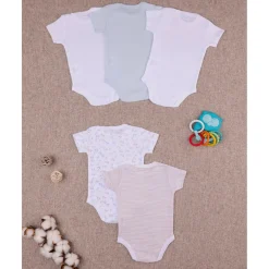 Pack x5 body intimi manga corta niño
